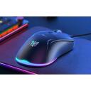 Onikuma datorpele CW917 Black Wired, 1200/1800/2400/3600 DPI, RGB apgaismojums, 6 pogas, saderība ar Windows un macOS