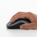 Logitech USB optinė pelė M185/MĖLYNA 910-002239, 1000DPI, 3 mygtukai, 10m belaidžio ry&scaron;io diapazonas, AA baterija, ergonomi&scaron;ka