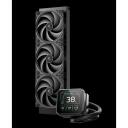 Deepcool vedelikjahutus SPARTACUS 360 R-SPT360-BKDSMP-G-1, 79.89 cfm, 3 ventilaatorit, PWM tugi, RGB, 410 mm torud