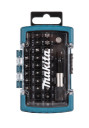 UZGAĻU KOMPLEKTS, 32 gab. (PH1, PH2, PH3, SL4, SL5.5, SL6.5, PZ1, PZ2, PZ3, T10, T15, T20, T25, T30, T40) + Adapters muciņām+ Uzgaļu turētājs ar fiksāciju, 1/4" D-74762 MAKITA