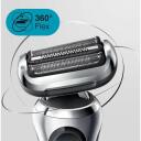 Braun Skuveklis 71-S7200cc, 50min, slapjai un sausai skū&scaron;anai, sudraba/melns, precīzs trimmeris, SmartCare Center