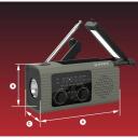 Hawk Pārnēsājams kloķa radio HWRDI410GN, FM/AM, 5W, USB-C uzlāde, lukturis, SOS funkcija