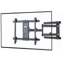 Gembird sienas stiprinājums WM-80ST-05, atbalsta 1 televizoru, 37-80 collas, VESA 200x200-600x400 mm, 50 kg, 180&deg; pagrieziens