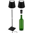 Esperanza ELD119K LED galda lampa, 100mm, 400mm, 3W, 1m, 2400mAh, 200lm, 3 gaismas režīmi, USB Type-C
