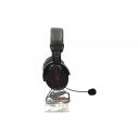 White Shark Austiņas MB-001 STRIKER, 2m, 32&Omega;, 108dB, 20-20000Hz, Mikrofons, Stereo, Melna