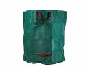 Garden Basket Bag 272L, GEKO, G73285, polypropylene fabric 145 g/m², 70 cm height, 60 cm diameter, green, 4 handles