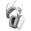 White Shark Austiņas GOTTAN-W, 350g, Balta, 53mm, 2m, 16&Omega;, 20Hz-20KHz, Mikrofons, Skaļuma regulētājs