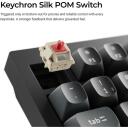 Keychron V1U-D3 клавиатура, 75%, 8000 Гц, Bluetooth 5.3, RGB LED, 4000 мАч, 660 ч времени работы от батареи, PBT клавиши
