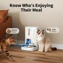 Petkit YumShare Dual-hopper 2 Automaatne toidupuur kaameraga P591 2, 5L, ABS, 304 roostevaba teras, valge, 1-10 toidukorda/p&auml;evas