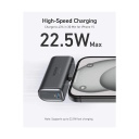 Super ērts un kompakts ārējais uzlādes akumulators 5000 mAh 12 W ar iebūvētu USB-C konektoru melns A1653H11 Anker