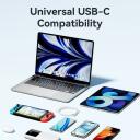 Vention CABLE USB-C Į USB-C 1M TRCBF, 1m, USB 2.0, 480Gbit/s, juodas, greitas įkrovimas, varis, PVC