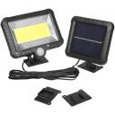 Maclean P&auml;ikese LED seinalamp MCE438, 5.5V, 5W, 400lm, 6000K, IP44, liikumisandur, must plastmass