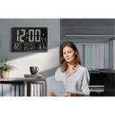 Muse Sienas Pulkstenis M-160 WMC, 42.1cm, 29cm, LCD, akumulators, datums, temperatūra, mitrums rādījums, sienas stiprinājums