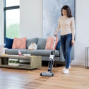 Belaidis grindų ir kilimų plovimo įrenginys su dvigubo veikimo šepečiu 22.2V savaiminio išsiplovimo funkcija CrossWave HF3 Cordless Select juodas titanas bossanova blue X 3639N Bissell