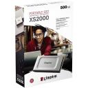 Kingston V&auml;line SSD XS2000 SXS2000/500G, 500 GB, USB 3.2 Gen 2x2, 2000 MB/s, l&ouml;&ouml;gikindel, veekindel, tolmu- ja niiskuskindel