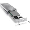 Raidsonic | Icy box SSD cietā diska korpuss | IB-1817Ma-C31, 10 Gbit/s, 1x M.2, Sudraba, Alumīnijs, Datu indikators