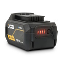 JCB JCB-18PKIT-2 Professional 18V kompakti&scaron;kas įrankių rinkinys smūginis gręžtuvas-suktuvas 75Nm smūginis suktuvas 230Nm 2x5.0Ah akumuliatoriai 4.5A įkroviklis