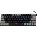 White Shark Klaviatuur WAKIZASHI-2-US-B-G-RED.SW, 0.430 kg, 29.2 cm, 10.5 cm, 3.5 cm, RGB valgustus, 64 klahvi, USB-A/USB-C