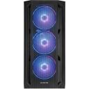 Chieftec Korpus APEX LUMO GA-01B-L-OP, 4x140mm, 2xUSB 3.0, 2x3.5", 2.5/3.5" tugi, RGB, Tempered Glass