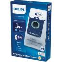 Philips tolmuimeja kotid FC8021/03, 4 kotti, T&Uuml;V sertifitseeritud, &uuml;hilduvad Electroluxi, Philipsi, Zanussi seadmetega