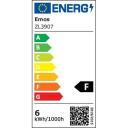 Emos LED лампочка 0030431, 6W, 510Lm, E27, G45, теплый белый, матовая поверхность