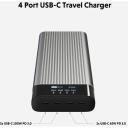 Hyper Power Bank akumulators HJ245B, 27000 mAh, 245 W, 4 x USB-C, OLED displejs