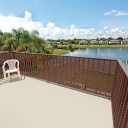 QUADRA 10 - Защитная пластиковая сетка, коричневая, 1x5м 72020117