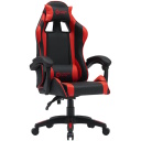 Gaming chair with adjustable backrest 90&deg;&ndash;135&deg; head and lumbar pillows base with PU wheels up to 120 kg Core SGCH2 Black-Red CNE-SGCH2R CANYON