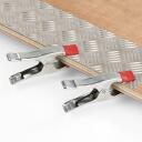 Metal spring clamp set 150mm - 4 pcs, KREATOR, KRT553001, Jaw capacity max.: 50 mm, Jaw depth: 60 mm