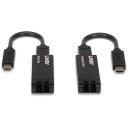 Lindy 43312 USB 3.2 pikenduskaabel, 100m, 10Gbps, must, RF ja EM h&auml;irete suhtes vastupidav