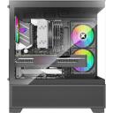 Xilence Корпус для ПК XG172, 3x120mm PWM ARGB вентиляторы, 2x3.5" HDD, 3x2.5" SSD, ATX, черный