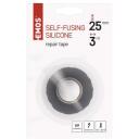 Emos Savisukantis silikono juosta F52503, 3 m, 25 mm, juoda, storis 0,60 mm, UV atsparumas, vandeniui atsparus, ugnies testas <1s