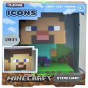 Paladone Minecraft Steve Ikoni Valgus PP6594MCF, 11.8cm, 3V, LED, 1 pirn, vabalt seisv