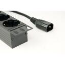 Gembird EG-PDU-014-C14 baro&scaron;anas sadales vienība, 8 AC izejas, 1U, melna, 3680W, 10A, C14 savienotājs