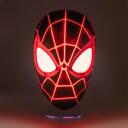Paladone &Auml;mblikmees Miles Morales maski valgus PP14323SPMVN, 22cm, LED, vabalt seisv/sisesein, must/punane