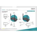 Digitus Bezvadu HDMI KVM pagarinātājs DS-55321, 200m, 1080p, KVM funkcionalitāte, automātiskā pāro&scaron;ana
