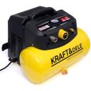 Kraftdele Компрессор 8110169, 6л, 230В, 1100Вт, 180л/мин, 8бар, безмасляный, переносная ручка