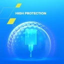 Compact wall charger with GaN technology 45 W total power 1×PD and 1×QC fast charging port CU45AC EU White CNS-CUW45AC CANYON