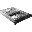 Lanberg E-ATX 650/12 19"/2U serverikorpus | SC01-6502-12B, 10 sisemisi pesasid, 2 x USB 3.0, 7 x 80 mm PWM ventilaatorit