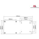Maclean Adapter VESA MC-721, 75/100mm, 75/100mm, VESA 75x75, 100x100mm, v&auml;ga k&otilde;rge kvaliteet
