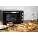 Esperanza Mini cepe&scaron;krāsns EKO008N, 20 l, 1280 W, 220-240 V, 0-60 min, melna, divkār&scaron;as stikla durvis, 0,9 m vads
