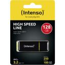 Intenso USB atmintinė 3537491 128 GB, Skaitymo greitis 250 MB/s, Ra&scaron;ymo greitis 100 MB/s, USB 3.2 Gen 1, Juoda, Geltona