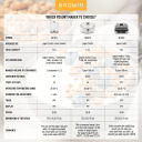 Йогуртница с термостатом, 9 банок, 1.6 Л BROWIN 801018, 40 Вт, 230 В
