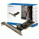 Logilink Tīkla karte PC0028, 5 porti, 480 Mb/s, 32 bitu PCI, ROHS, FCC, CE