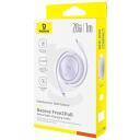 Baseus Free2Pull USB-C į iP 20W 1m P10364501511-00, 20W, 100cm, iki 480 Mbps, maitinimo laidas, reguliuojamas ilgis