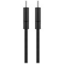 Goobay USB-C uzlādes un sinhronizācijas kabelis 66316, 0.5 m, 3 A, melns, apaļ&scaron;