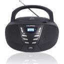 Blaupunkt Radio BB7BK, 230mm, 240mm, 128mm, 1.1kg, LCD displejs, 2.4W, 1xAUX, 1xUSB, 1x3.5mm, 2 skaļruņi, 6 akumulatori