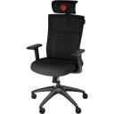 Genesis Spēļu krēsls Astat 200 NFG-1943, 49x48x130cm, melna, 150kg, 58cm, elkoņbalsti, galvas atbalsts