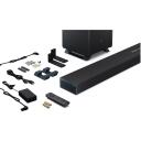 Sharp | 5.1.2 Dolby Atmos/DTS:X Soundbar with Wireless Subwoofer | HT-SBW55121(BK) | Bluetooth