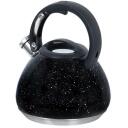Resto Kettle 90604, 2.7 L, Must korpus, Must k&auml;epide, Roostevaba teras, Hinged vile, 195 mm, 240 mm